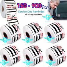Oil Change Service Reminder Stickers Window Lite Stock 150 Labels Roll picture