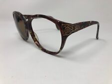 LAURA ASHLEY VINTAGE Sunglasses Frame Mod.101 59-15mm Brown Marble ZU13 picture