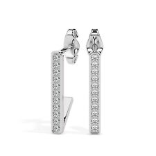 Fashionable 925 Sterling Silver White Gold Plated Luxury Earrings picture