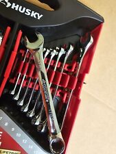 NEW Husky Wrench Set Chrome Finish 12 Point METRIC 9 Piece Set MM picture