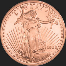 1 oz Saint-Gaudens Copper Round picture