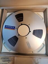 VINTAGE USED AMPEX 10.5 INCH 456 GRAND MASTER PRECISION MAGNETIC TAPE AND REEL. picture