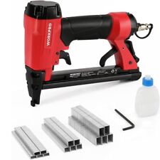 WORKPRO Pneumatic 20 Gauge Staple Gun with 1260pcs Staples Air-Powered Stapler picture