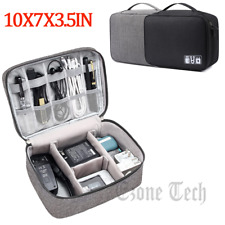 Portable Electronic Organizer Travel Cable Storage Bag Cord Case Accessories US picture