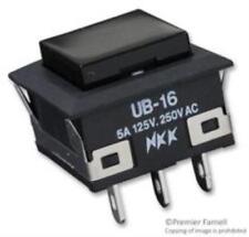 No.11X4246 Nkk Switches Ub16kkw01n-A Switch, Pb, Non-Illum, Spdt, 5a, 250vac picture