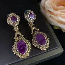 Vintage Palace Light Luxury, High Grade, Exquisite Water Drops, Elegant Earrings picture