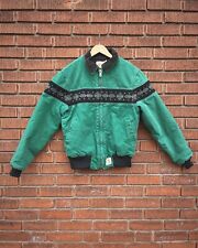 Vintage Rare Early 90s Carhartt Santa Fe Aztec Jacket Teal Size Medium picture