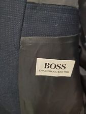 Vintage Hugo Boss Blazer Sport Coat Two Button Casual Jacket 44L Wool MINT picture
