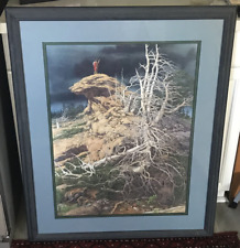 BEV DOOLITTLE PRAYER FOR THE WILD THINGS Limited Edition Signed MATTED & FRAMED picture