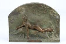 Antique Art Nouveau Lucien Alliot Sculpture Woman Bath Avant le Bain picture