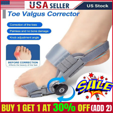 NEW Adjustable Treatmedy Bunion Fix  Toe Valgus Orthosis Leather No Tighten picture