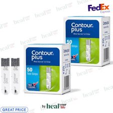Bayer Contour Plus Blood Glucose Test Strips Code FREE EXPRESS SHIPPING EXP:2025 picture