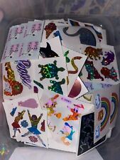Vintage Surprise Sticker Lot Of 12 Modules Prism, Pearly, Fuzzy 80’s Lot picture