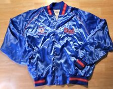 Vintage 1980s Budweiser Beer Paddleball Classic Satin Bomber Jacket Large RARE picture