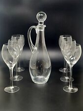 Crown 7 Piece WIne Set Imported By Corning Revere Factory Stores Elmira NY picture