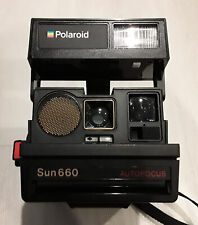 Vintage Polaroid Sun 660 Autofocus Instant Camera + Case, Pack Of Film RARE picture