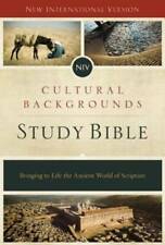 NIV Cultural Backgrounds Study Bible: Bringing to Life the Ancient World  - GOOD picture