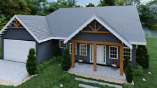 Modern  Farmhouse House  Plan 3 Bedroom & 2 Bathroom With Free Original CAD file picture