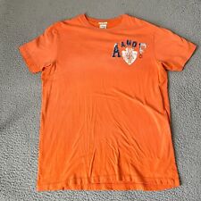 Vintage Abercrombie & Fitch Shirt Adult Extra Large XL Orange Moose Logo Mens picture
