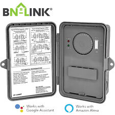 BN-LINK Smart Pool Pump Timer Outdoor Heavy Duty 24Hr WiFi Programmable For Pool picture