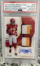 Mecole Hardman Jr. 2019 Panini Immaculate Collection /99 No. ISPR-MH  picture