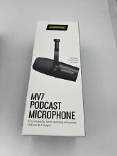 New Shure MV7 Cardioid Dynamic Vocal / Broadcast Microphone USB & XLR Outputs picture