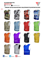 Bulletproof Style Cordura Textile Motorcycle Vest - 17 Color Options picture