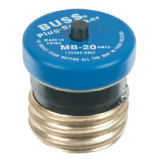 Bussmann BP/MB-20 Plastic 20A 125V ac Plug Fuse 19.19 L x 12 H x 13.6 W in. picture