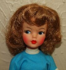 Vintage Ideal Straight Leg TAMMY Doll w/ Blue Playsuit * HIGH COLOR Brunette picture