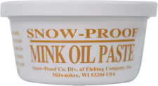 Snow Proof Mink Oil 3Oz (85G) for Conditioning, Waterproofing, and Protecting Le picture