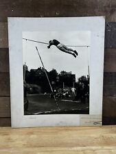 Vintage Allegheny, PA Polevault Record Photo  picture