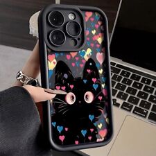 Cute Love Cat Pattern Phone Case For iPhone 15 14 11 12 13 Pro Max XR 7 8 Cover picture