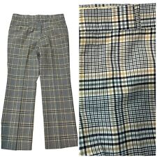 Vintage 70s Check Dad Pants Trousers Disco Golf Office Pants Rockabilly 36 X 30 picture