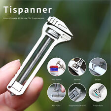 Pocket Wrench Multitool Compact Titanium Screwdriver Tool for Fishing, Adventure picture
