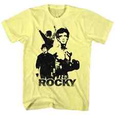 ROCKY BALBOA BOXING STANCE MEN'S T SHIRT SLY STALLONE VINTAGE FIGHTING POSES TOP picture