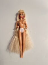Vintage TOTALLY HAIR Barbie Doll Original NUDE with Earrings picture