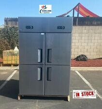 NEW Four Door Commercial Freezer Reach In Solid Door W47
