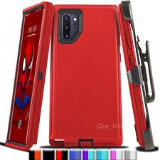 Shockproof Case For Samsung Galaxy Note 10 10+ Plus Heavy Duty Cover + Belt Clip picture
