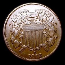 1868 Two Cent Piece 2cp  ---- Stunning Condition Coin ---- #218P picture