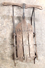 vintage snowbird wood metal sled sleds snow winter sledding outdoor collectable picture
