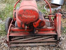 Lot Of 2 Vintage Jacobsen Greens Mowers 22 Walk Behind Tractor one for parts picture