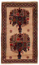 Vintage Hand-Knotted Area Rug 2'11