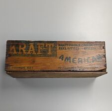 Vintage Wooden Kraft Cheese Box Phenix 5 Lb Chicago Crate Swiss picture