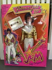1986 Hasbro Jem and the Holograms Glitter 'n Gold Rio Doll w/ Cassette NIB Vtg. picture