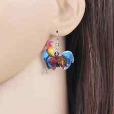 Creative Rooster Design Dangle Earrings Bohemian Cute Style Alloy Jewelry Gift picture