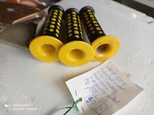 NOS THREE VINTAGE HIGH QUALITY GRIPS MOTORCYCLE MANOPOLE picture