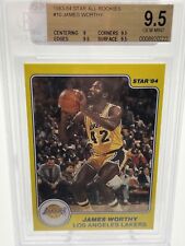 1983-84 STAR All-Rookies #10 James Worthy BGS 9.5 GEM MINT LA Lakers RC HOF picture