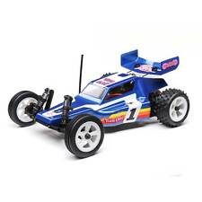 Losi RC Car 1/16 Mini JRX2 Brushed 2 Wheel Drive Buggy RTR   Blue LOS01020T2 picture
