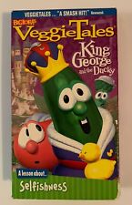 VeggieTales King George And The Ducky Selfishness VTG VHS 2000 Lyrick Green picture