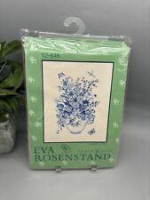 Eva Rosenstand Cross Stitch Blue Floral 12-646 New picture